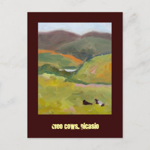 Oreo cows, Nicasio Postcard