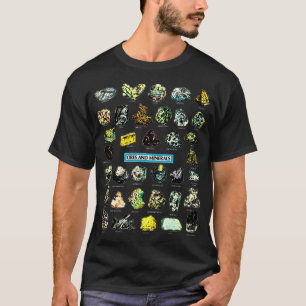 Ores and Minerals Gems and Crystals Rock Collector T-Shirt
