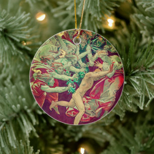 Orestes and the Furies - A Vintage Masterpiece Ceramic Tree Decoration