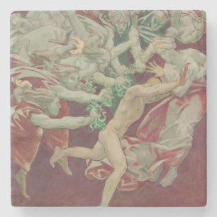 Orestes and the Furies by John Singer Sargent Stone Coaster