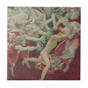 Orestes and the Furies by John Singer Sargent Tile