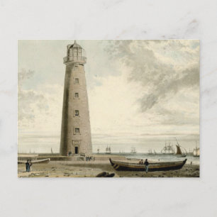 Orford Ness Lighthouse, Suffolk - Vintage Holiday Postcard