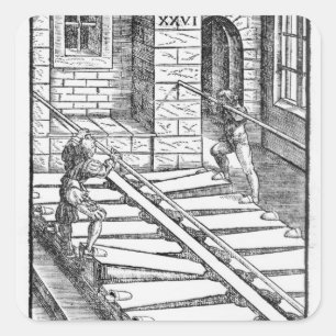 Organ Bellows and Blowers Square Sticker