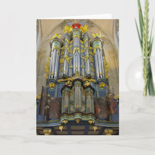 Organ, Breda, Netherlands greeting card