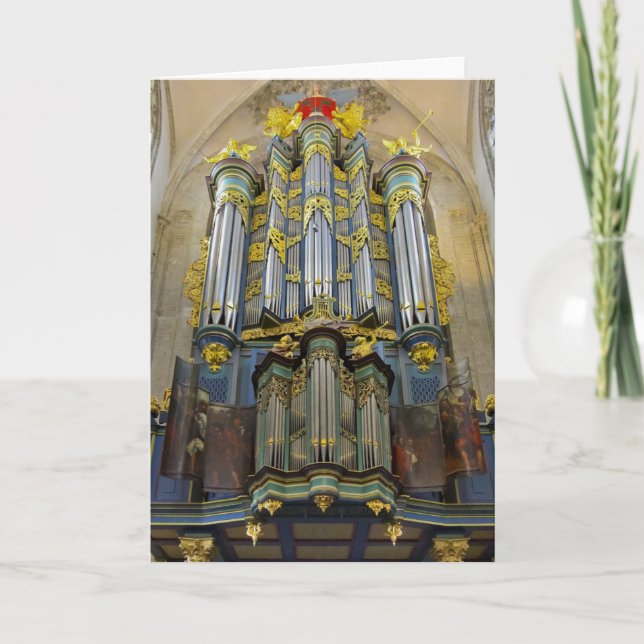 Organ, Breda, Netherlands greeting card (Front)