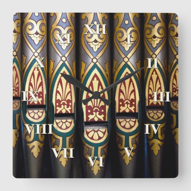 Organ clock - roman numerals (Front)