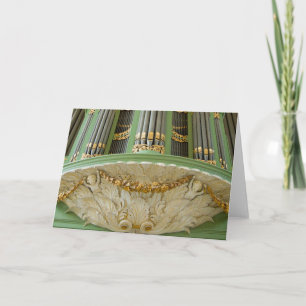 Organ, Deventer, Netherlands greeting card