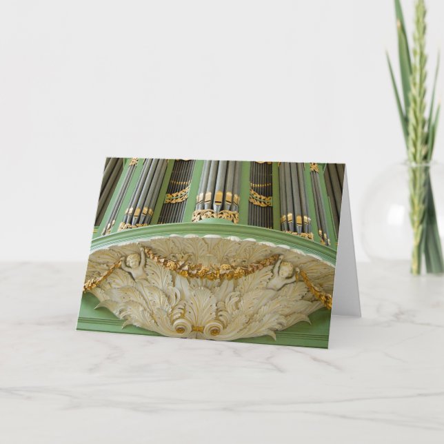 Organ, Deventer, Netherlands greeting card (Front)