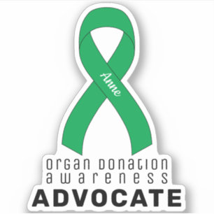 Organ Donation Awareness Advocate Vinyl Sticker