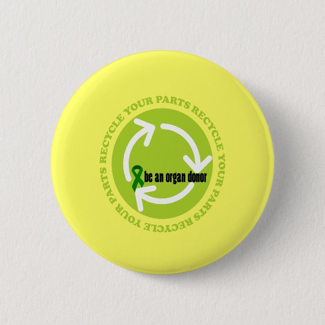 Organ Donation Awareness Button (Front)