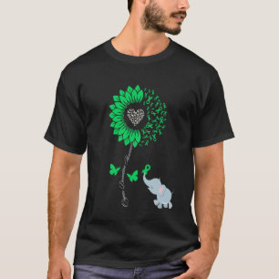 Organ Donation Awareness Sunflower Elephant Butter T-Shirt