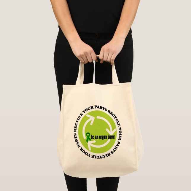 Organ Donation Awareness Tote Bag (Front (Product))