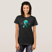 Organ Donation Saves Lives Donor Awareness Heart T-Shirt (Front Full)