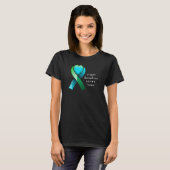 Organ Donation Saves Lives Donor Awareness Ribbon T-Shirt (Front Full)
