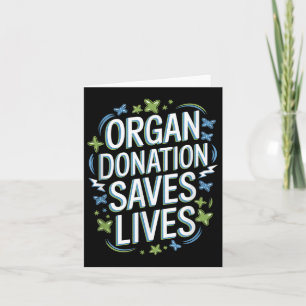 Organ Donation Saves Lives National Donate Life Aw Card