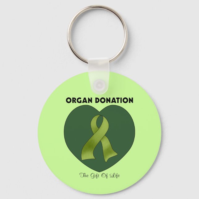 Organ Donation: The Gift Of Life Key Ring (Front)