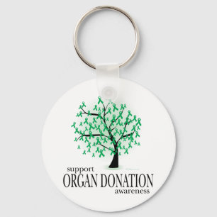 Organ Donation Tree Key Ring