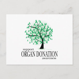 Organ Donation Tree Postcard