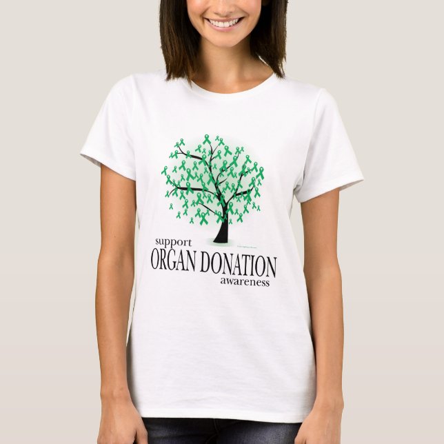 Organ Donation Tree T-Shirt (Front)