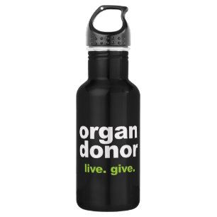 organ donor 532 ml water bottle
