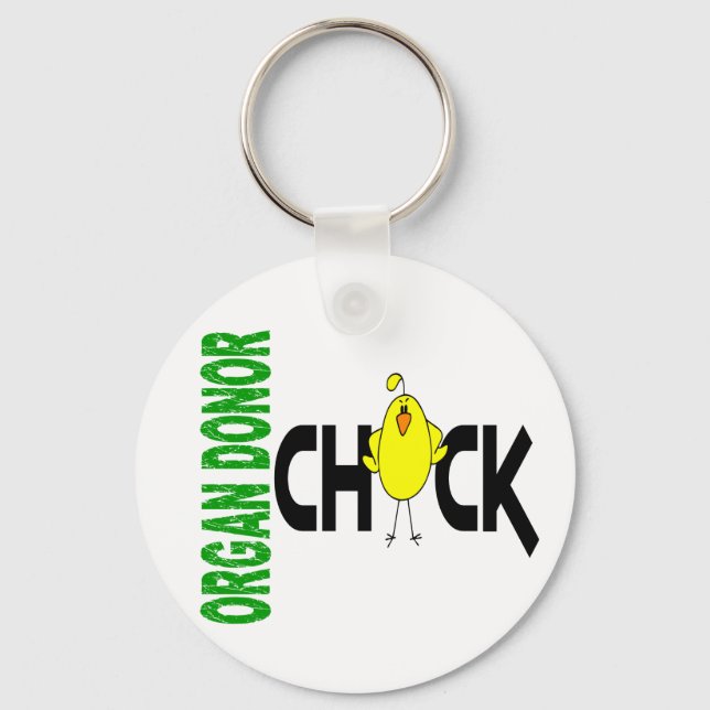 Organ Donor Chick 1 Key Ring (Front)