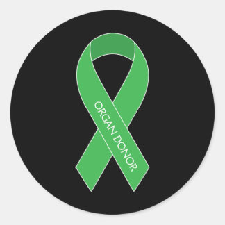 Organ Donor Classic Round Sticker