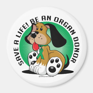 Organ Donor Dog Magnet