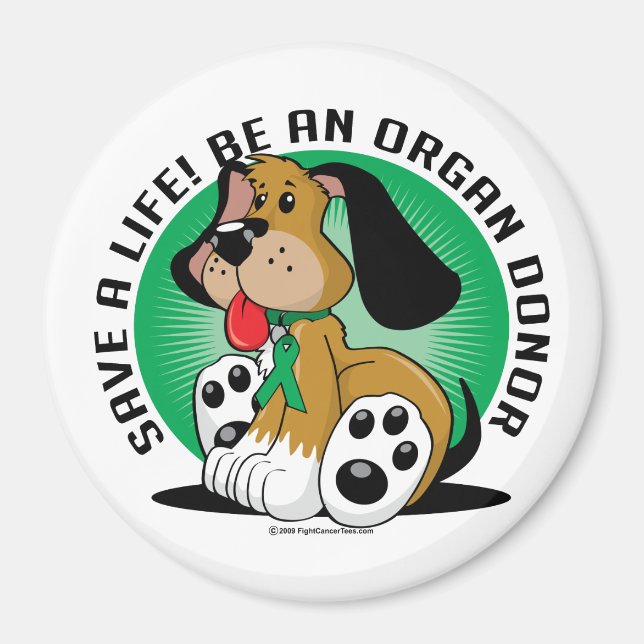 Organ Donor Dog Magnet (Front)