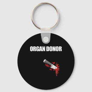 Organ Donor Fun Bloody Wound Kidney Meme On Byck 2 Key Ring