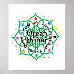 Organ Donor Lotus Poster