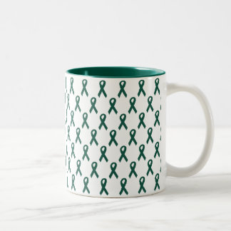 Organ Donor Ribbon Two-Tone Coffee Mug