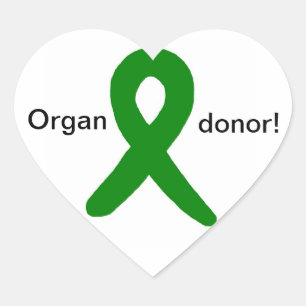 Organ donor stickers