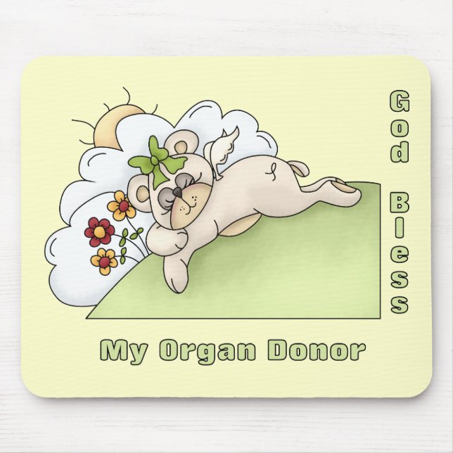 Organ Donor Thanks Mouse Mat (Front)