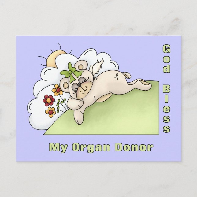 Organ Donor Thanks Postcard (Front)