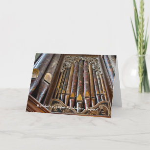 Organ, Framlingham, UK greeting card