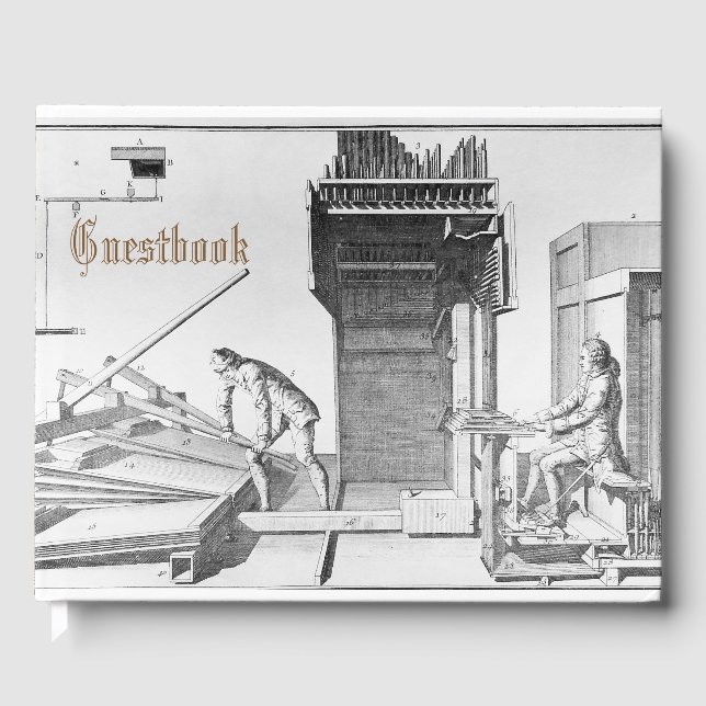 Organ guestbook (Front)