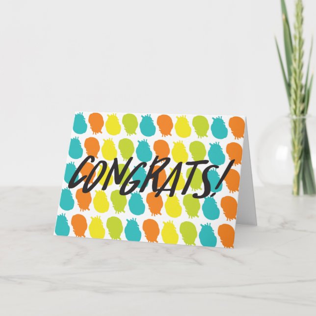 Organ Heart | Congrats Greeting Card (Front)