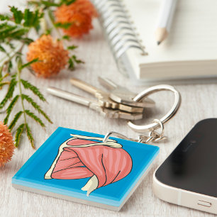 Organ Illustration Key Ring