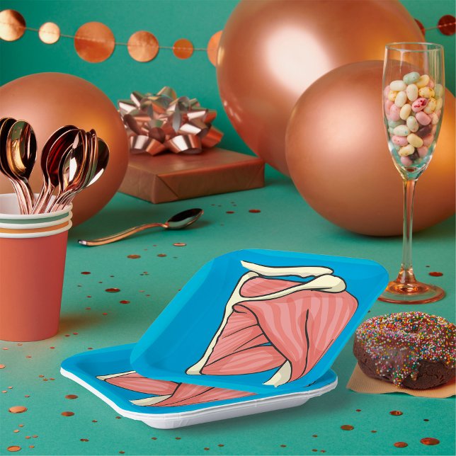 Organ Illustration Paper Plate (Creator Uploaded)