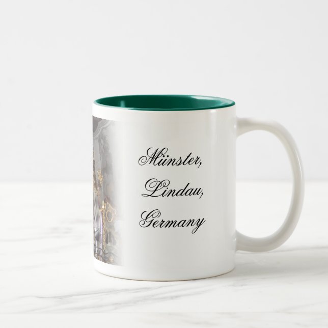 Organ in Lindau, Germany Two-Tone Coffee Mug (Right)