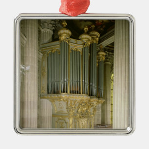 Organ in the chapel metal tree decoration