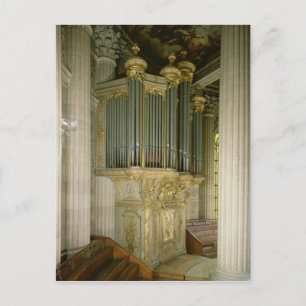 Organ in the chapel postcard