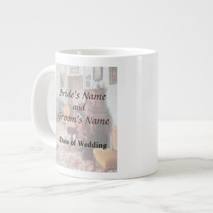 Organ in Victorian Parlour Wedding Products Large Coffee Mug
