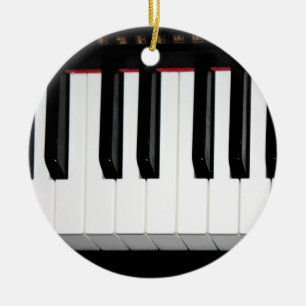 Organ Keyboard Ceramic Tree Decoration