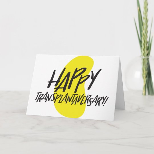 organ kidney happy transplantaversary card zazzlecouk