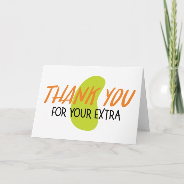 Organ Kidney | Thank You For Your Extra Card (Front)