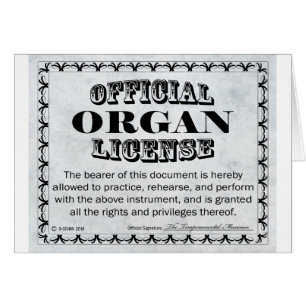 Organ License