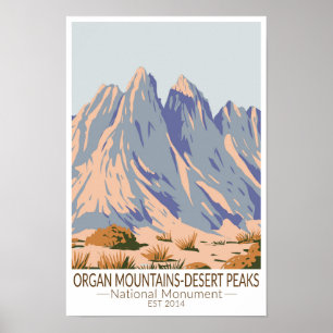 Organ Mountains Desert Peaks National Monument Poster