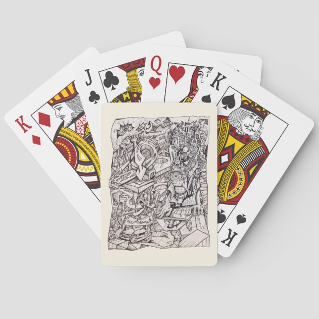 Organ of Worries Playing Cards (Back)