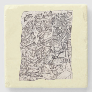 Organ of Worries Stone Coaster